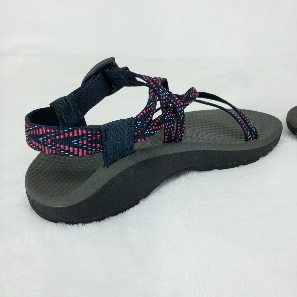 Chaco Z/Cloud Sandals Womens Size 6 Blue Strappy Toe Loop Hiking Shoes